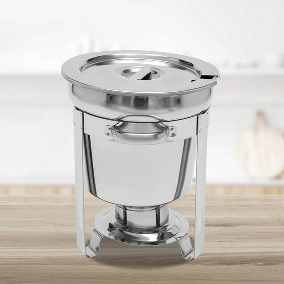 Chafing Dish Sets Round Buffet Catering Restaurant Chafer Food Warmer 7.4 Quart