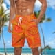 thumbnail image 3 of Pantalones Cortos para Hombre de Cintura Elástica con Bolsillos Pantalones de Playa de Impresión Casual, Poliéster Ligero de Moda para la Primavera Verano Al Aire Libre Y el Uso Diario, 3 of 4