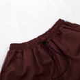 thumbnail image 4 of Dpytoraw Women's Summer Cargo Parachute Pants Loose Fit Pocket Vintage Street Style Women's Casual Pants Red L, 4 of 5