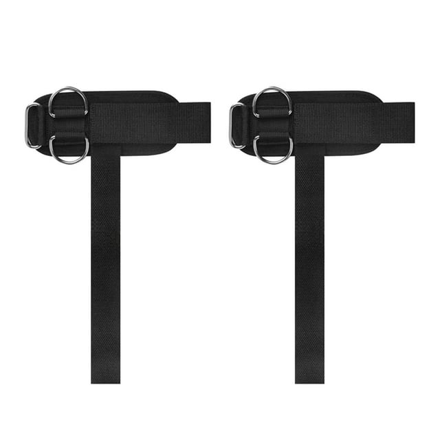 2 Correas de Levantamiento de Pesas, Muñequeras Gruesas Tipo D para Levantamiento de Pesas, Muñequeras para Fitness, Culturismo, Entrenamiento en Gimn