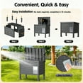 thumbnail image 2 of Decksplore Outdoor Cat House (31"x26.7"19"), 100% Insulated, Weatherproof HDPE Feral Cat Shelter with Raised Floor (Black), 2 of 8
