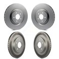 thumbnail image 1 of Genius Front Rear Coated Disc Brake Rotors Kit for Car Ford Mustang KG-100785, 1 of 9