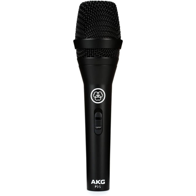 AKG Pro Audio Perception P3S Micrófono cardioide dinámico de alto rendimiento para coros de voces e instrumentos, negro