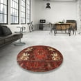 thumbnail image 3 of Ahgly Company Indoor Rectangle Traditional Sienna Brown Persian Area Rugs, 8' x 12', 3 of 6