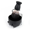 thumbnail image 4 of Juego de brochas de afeitar para hombres, tazón de afeitar de acero inoxidable para brochas, soporte de afeitado en húmedo con cepillo jinwen Brocha de afeitar, 4 of 8