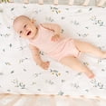thumbnail image 5 of Gllquen Baby Muslin Soft Cozy Cotton Mini Crib Pack N Play Fitted Sheets for Boys Girls 3-Pack, Leafy Green, 5 of 10