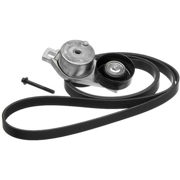 Serpentine Belt Drive Component Kit - Compatible with 2001 - 2005 Ford Taurus 3.0L V6 DOHC GAS 2002 2003 2004