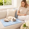 thumbnail image 5 of Summer Pet Cooling Pad Non- Ice Silk Sleeping Cushion Machine Washable Portable Mat for Cats Dogs 28.7x20.9 Inch, 5 of 7