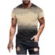thumbnail image 1 of Camisetas de Manga Larga para Hombres Imprimir Fallow Cuello Redondo Camiseta, Moda Casual Manga Corta Mezcla de Algodón/Lino, 1 of 9