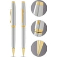thumbnail image 4 of Cross Coventry Polished Chrome with Gold-Tone Ballpoint Pen, 4 of 7