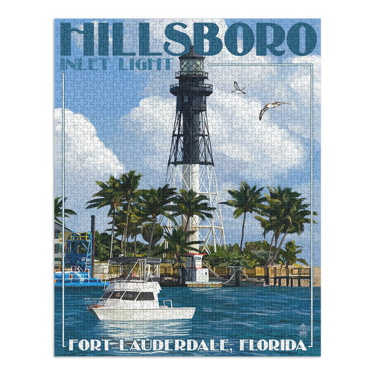 Ft. Lauderdale, Florida, Hillsboro Inlet Light (1000 Piece Puzzle