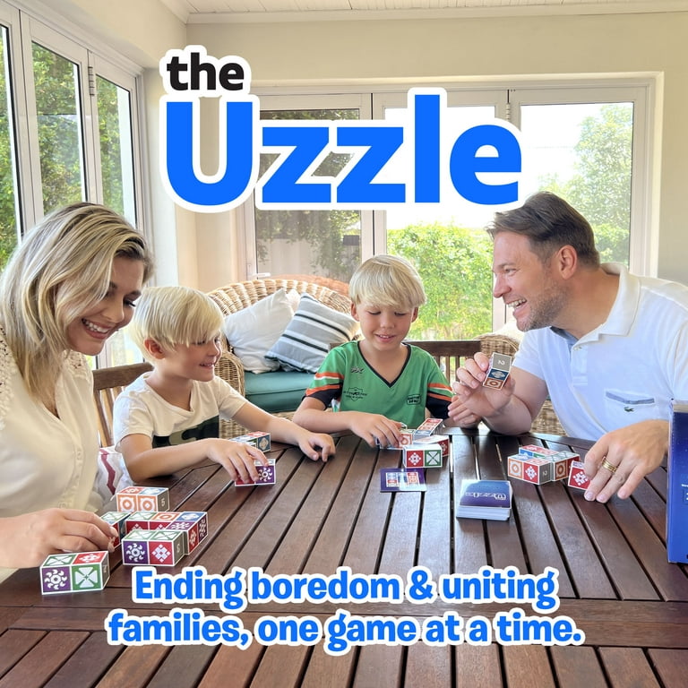 The Uzzle 2.0 Board Game for Family, Kids, Teens and Adults