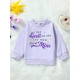 thumbnail image 2 of Bagilaanoe Toddler Baby Girl Casual Sweatshirt Long Sleeve Star Letter Print Pullover 6M 12M 18M 24M 3T 4T 5T Kids Fall Loose Tee Tops, 2 of 9