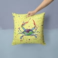 thumbnail image 2 of Carolines Treasures 8452PW1414 Crab Fabric Decorative Pillow 14HX14W multicolor, 2 of 4