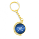 thumbnail image 1 of Honesta, fiel, hermosa, afortunada. Anillo de oro de metal llavero llavero, 1 of 3
