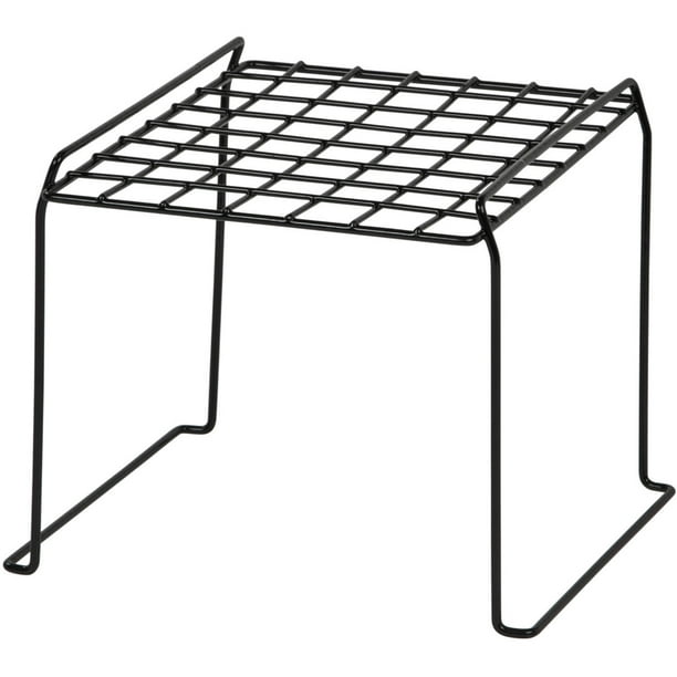 IRIS 8inch Stackable Wire Locker Shelf, 4pack, Black