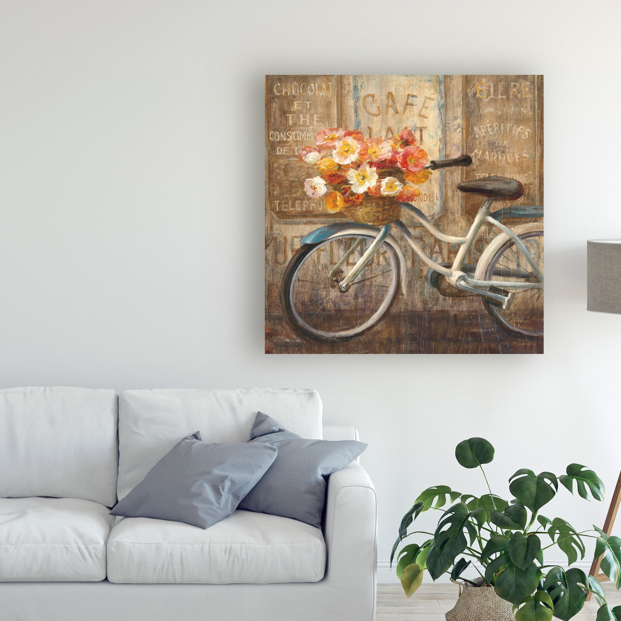 Trademark Fine Art 'Meet Me at Le Cafe II' Canvas Art by Danhui Nai