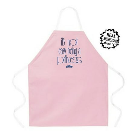Attitude Aprons by L.A. Imprints Not Easy Being a Princess Pink Apron
