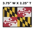 thumbnail image 2 of Maryland Embroidered Iron-On Flag Patch, 2 of 2