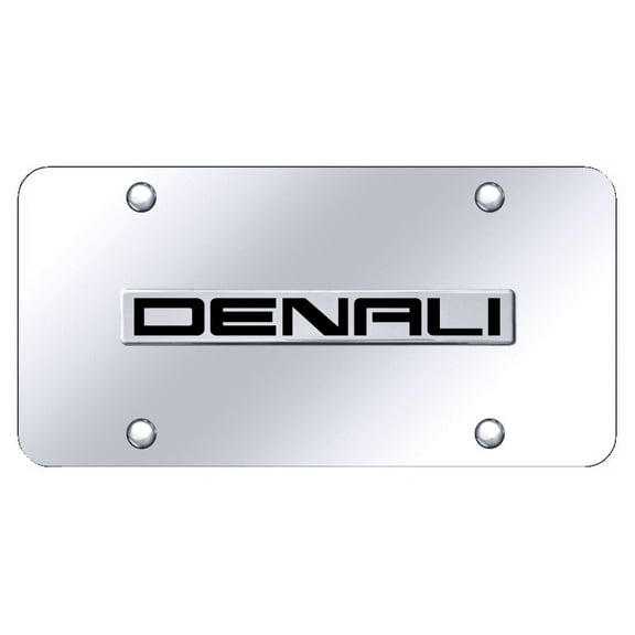 Au-TOMOTIVE GOLD Denali Name Chrome on Chrome Plate