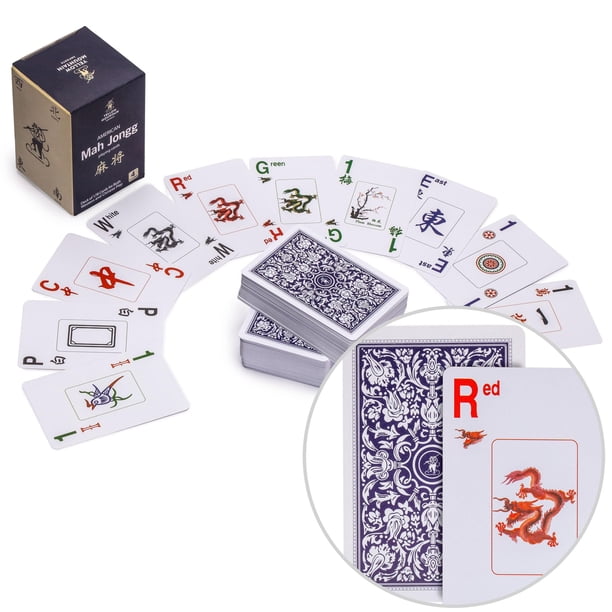 Juego de cartas American Mah Jongg Yellow Mountain Indigo
