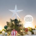 thumbnail image 4 of Adorno para árbol, estrella con purpurina, 20 cm, decoración navideña, 4 of 7