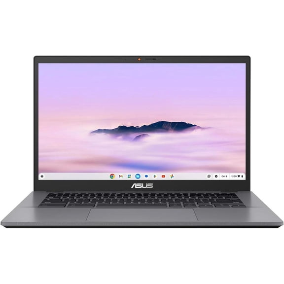 Pre-Owned ASUS Chromebook Plus CX34 14 inch Touch Laptop with Google AI Intel Core i3-1215U 8GB RAM 128GB UFS Gray