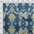 thumbnail image 3 of oneOone Polyester Spandex Blue Fabric Asian Ikat Fabric For Sewing Printed Craft Fabric By The Yard 56 Inch Wide, 3 of 4