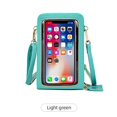 thumbnail image 1 of Monedero de muñequeras con pantalla táctil para hombres y mujeres, bloqueo RFID Cartera de embrague Titular de la tarjeta Bolsillo para teléfono móvil Verde claro Sailing Electrónica, 1 of 4