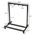 thumbnail image 2 of Triple Folding Multiple Guitar Holder Rack Stand, 2 of 15