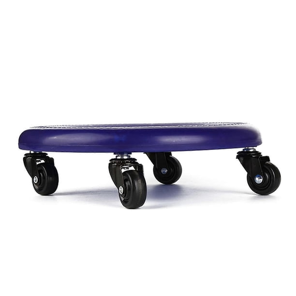 Abs Rad Neue Style Fitness Sports Equipment Abdominal Muscle Disc Fitness FourWheel Roller Slider Device Plate Home Training Ab Wheel Trainer Blue