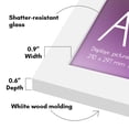 thumbnail image 5 of Americanflat A4 8.3x11.7 Picture Frame with Shatter-Resistant Glass Signature Collection Frames Tabletop - White, 5 of 7