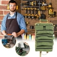 thumbnail image 3 of Sac à Outils Multifonctionnel Type Rouleau pour Électricien de Jardin, Sac à Outils Super Rouleau, Sac à Outils Multi-Usage, Rouleau de Clé, Organisateur d'Outils en Toile, 3 of 5