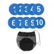 thumbnail image 3 of 10 marcadores numerados para el suelo, tapetes de entrenamiento de habilidades, velocidad, agilidad, gimnasio, práctica de suelo, marcadores de disco Azul, 3 of 8