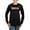 Black, variant on - XOXO Women's Long Sleeve Dark T Shirt - Women's Long Sleeve Graphic Tee Casual Fit
