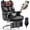 Black, variant on 800LBS Relax Massage Office Chair with Foot Rest and 8 Points Vibration Heat for Suitable for Multiple body types, Ergonomic Executive Reclining Desk Chairs for Home Office