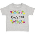 thumbnail image 3 of Inktastic Omas Girl- Bright Flowers Girls Toddler T-Shirt, 3 of 5