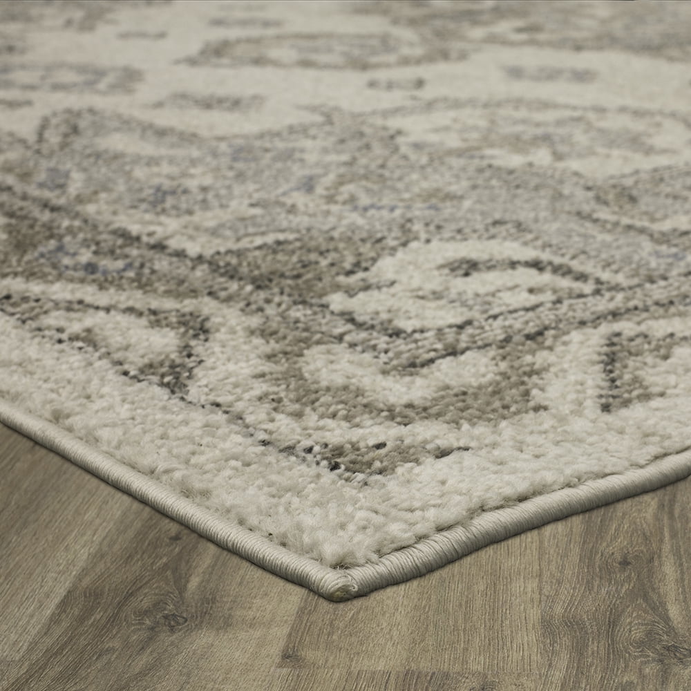 Mohawk Home Huffman Indoor Ornamental Area Rug, Grey, 7'10" x 10'
