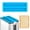 G, variant on 1 Pack Toaster Cover 1 Slice Silicone Toaster Lid Bread Machine Cover Bread Maker Accessories (Blue,6.2")