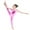Pink, variant on iiniim Kids Girls Shiny Metallic Gymnastics Ballet Dance Leotard Full Bodysuit Jumpsuit