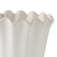 thumbnail image 5 of The Pioneer Woman Stoneware Scalloped Vase, Cream, 9", 5 of 6