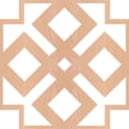 thumbnail image 4 of Ekena Millwork 7 3/8"W x 7 3/8"H x 3/8"T Extra Small Blendon Decorative Fretwork Wood Wall Panels, Alder, 4 of 6