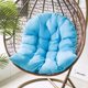 thumbnail image 1 of Cojín para silla colgante con respaldo | Cojín de asiento desmontable y lavable para uso en interiores y exteriores, 1 of 3