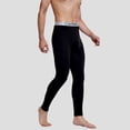 thumbnail image 5 of Betivan Men's Fleece Lined Thermal Pants High Elastic Straight Leg Warm Underwear Bottoms Sports Tights Athletic Leggings Base Layer Cold Weather Gear, 5 of 9