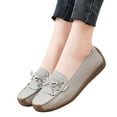 thumbnail image 3 of Sngxgn Women's Ballet Flat Classic Walking Shoes Casual Ladies Flat Shoes(Grey,39), 3 of 7