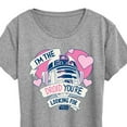 thumbnail image 3 of Star Wars - Valentine Droid You're Looking For - Women's Short Sleeve Graphic T-Shirt, 3 of 5