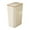 #Beige, variant on Rwvbm Trash Can for Bathroom with Lid,4 Gallon Plastic Wastebasket with Press Up Lid,Narrow for Toilet Office Bedroom,Odor Control,Easy to Use,Modern Style