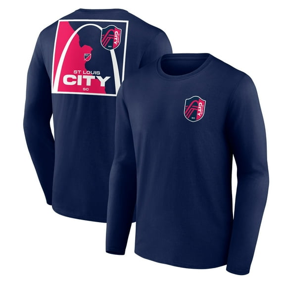 Men's Navy St. Louis City SC Team Hometown Collection Long Sleeve T-Shirt