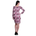 thumbnail image 3 of Moomaya Womens Full Sleeve Printed Midi Length Printed Bodycon Dress, 3 of 7