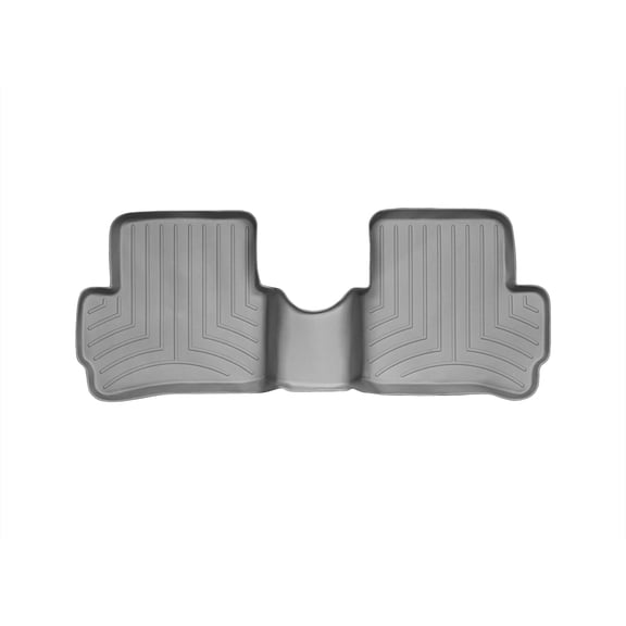 WeatherTech Custom Fit FloorLiners compatible with 2006-2009 Hyundai Accent - 2nd Row, Grey